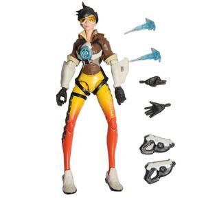Overwatch Ultimates Tracer Complete 5.75" Action Figure Loose Pre-owned